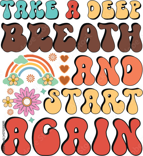Retro Positive Vibes Design