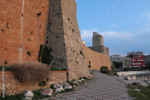 Way around Castello Svevo in Termoli, Campobasso Italy