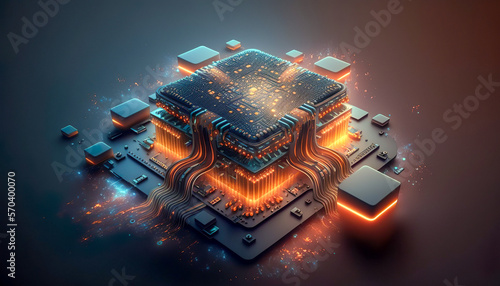 Computer Processor - Abstract - Generative AI