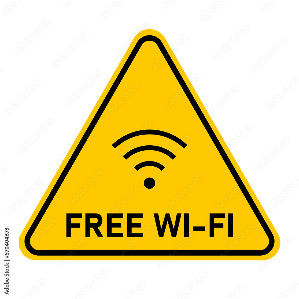 Free wi-fi. Free Wi-Fi sign. Wifi vector illustration. Free wi-fi. Free Wi-Fi sign. Wifi vector illustration.