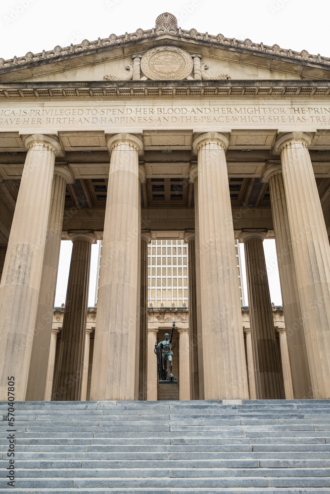 Naklejka premium Tennessee State Capitol Legislative Building