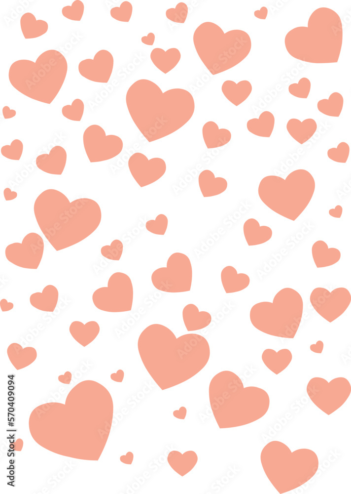 seamless pattern with hearts suitable for valentine