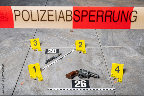 Tatort Absperrung - Spurenlage 