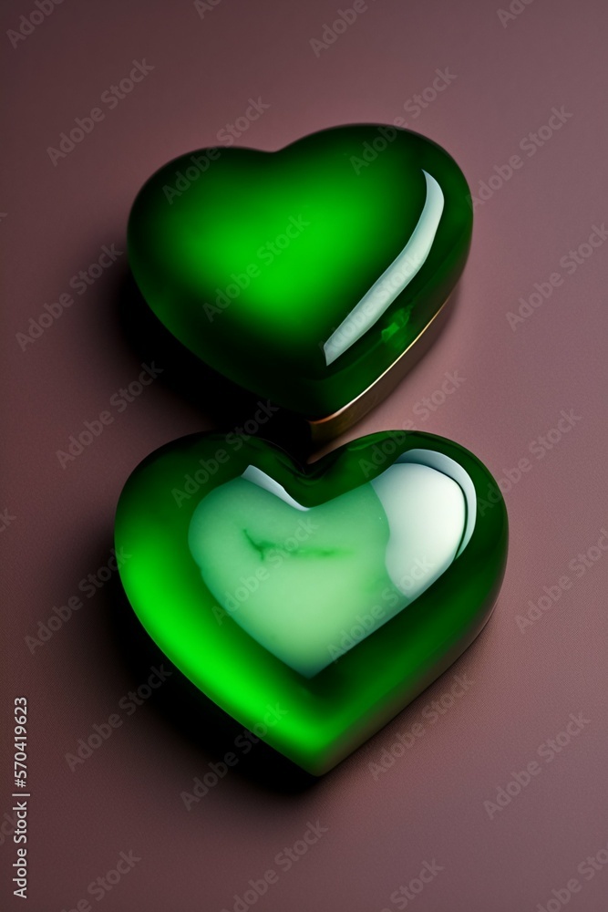 green heart shaped glass pendant green heart shaped glass pendant