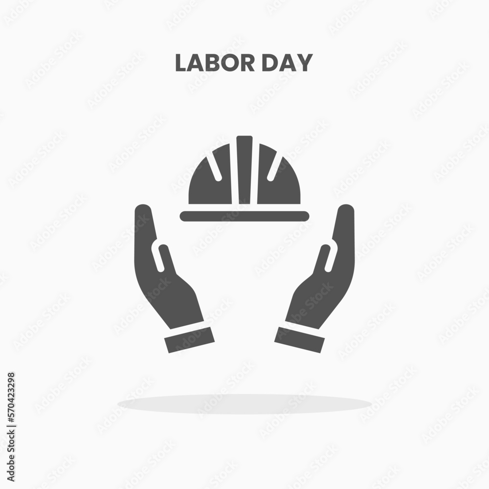 Labor day icon vector illustration glyph style. Great used for web, app, digital product, presentation, UI and many more. Labor day icon vector illustration glyph style. Great used for web, app, digital product, presentation, UI and many more.