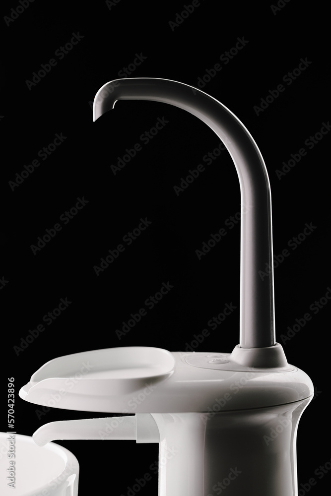 Dental Spittoon and glass sink. Washbasin in dentist Spit sink