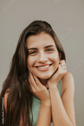 portrait of a woman smiling