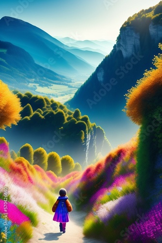 monde imaginaire dans le futur