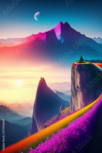 monde imaginaire dans le futur