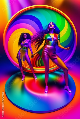 l'amour lgbtq en soirée disco