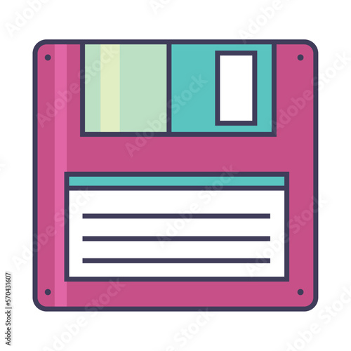 floppy disk 90s pop art