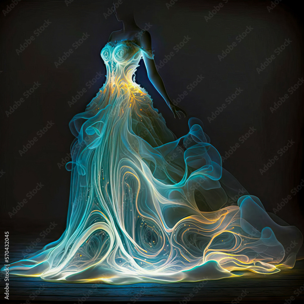 Hochzeitskleid, ki generated