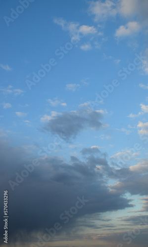 Blue Sky with white cloud and clear abstract