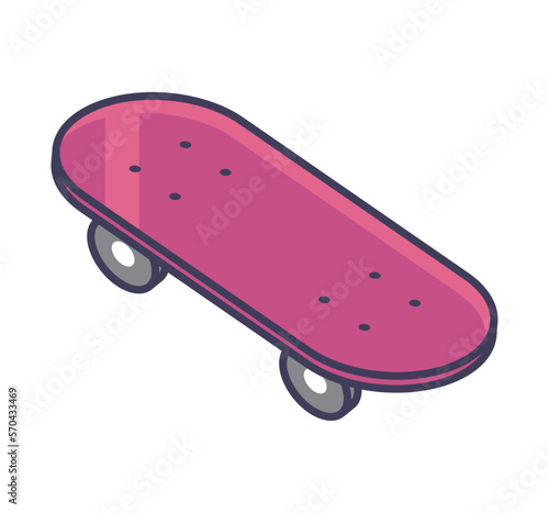 skateboard 90s pop art