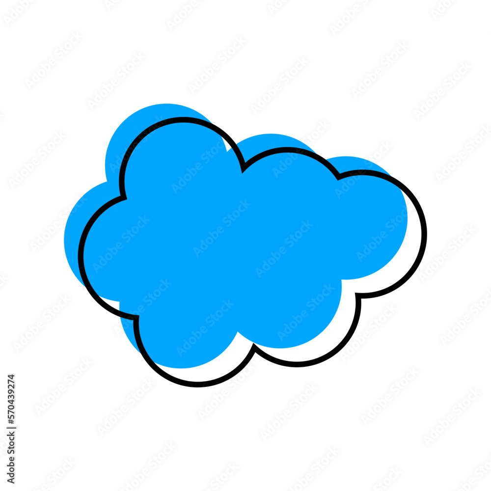 Cloud Icon Vector Illustration Cloud Icon Vector Illustration