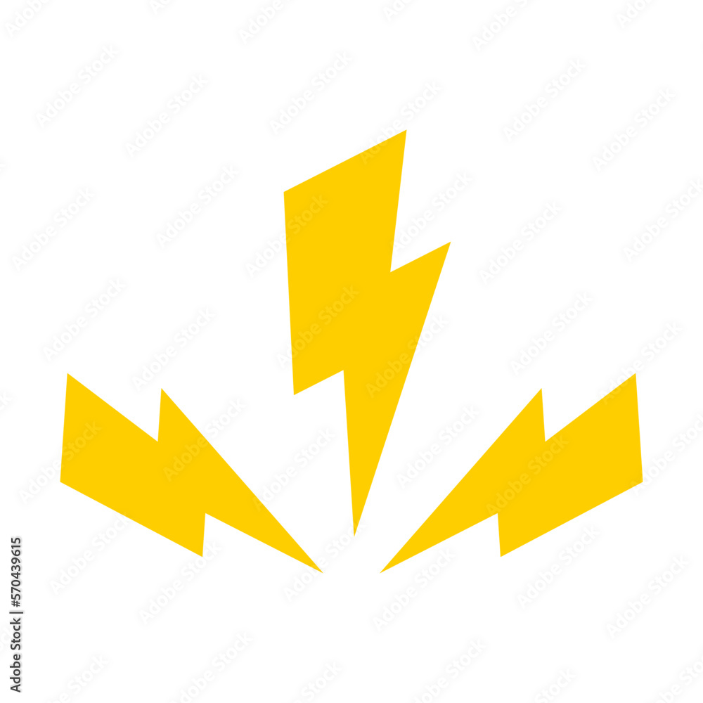 Flash Lightning Vector Icon Illustration Flash Lightning Vector Icon Illustration