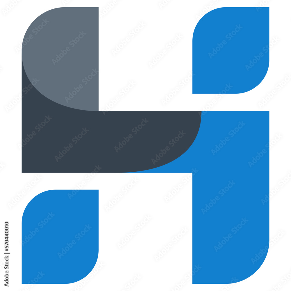 Letter H Alphabet Business Logo Letter H Alphabet Business Logo