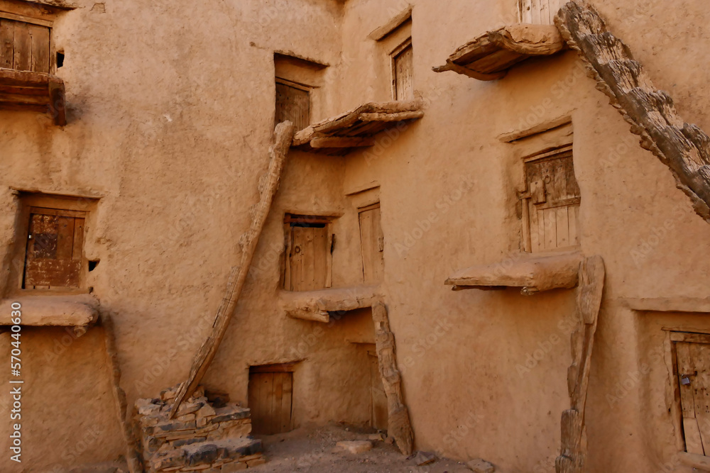 Ait Kine. Antico granaio Berbero. Regione di Souss Massa, Marocco