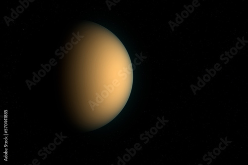 Titan, the moon of Saturn - Solar System