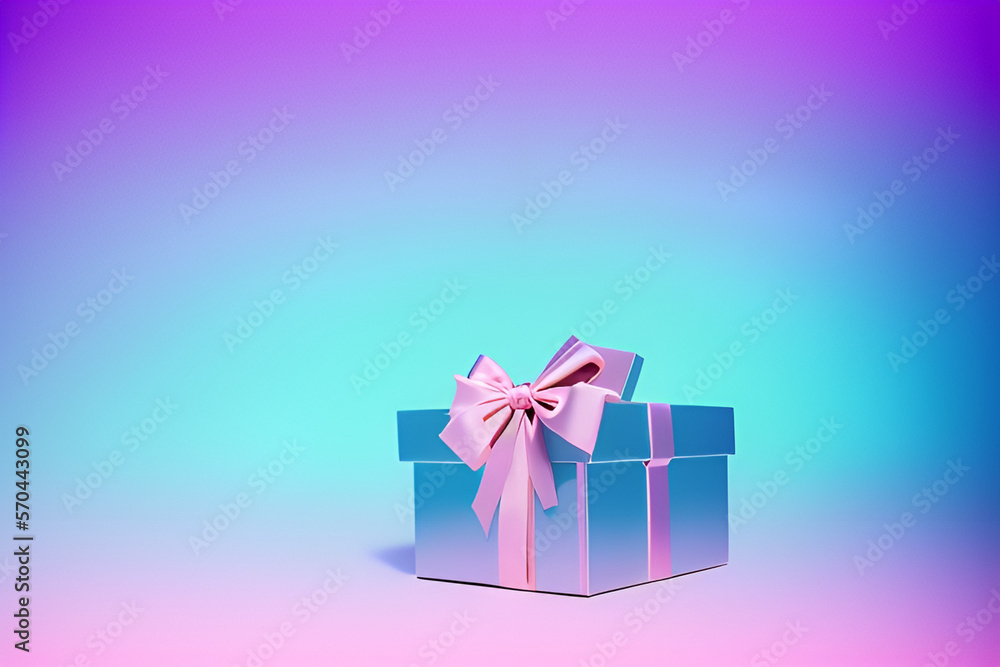 Greeting card with gift boxes, holiday card for march 8, mother's day, generative ai Greeting card with gift boxes, holiday card for march 8, mother's day, generative ai