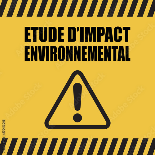 Logo étude d'impact environnemental.