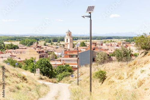 cityscape over Sahagun, province of Leon, Castile and Leon, Spain - June 2022 photo