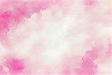 Abstract pink background with watercolor style. AI Generated