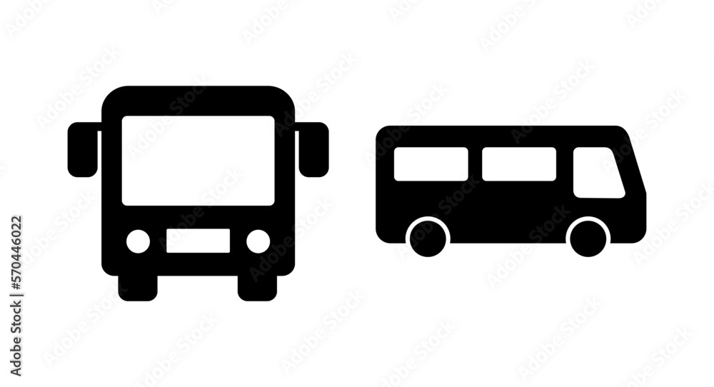 Bus icon vector illustration. bus sign and symbol. transport symbol Bus icon vector illustration. bus sign and symbol. transport symbol