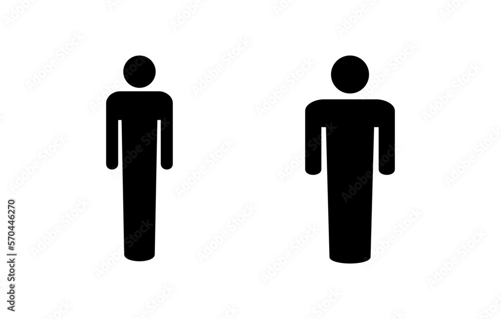 Man icon vector illustration. male sign and symbol. human symbol Man icon vector illustration. male sign and symbol. human symbol