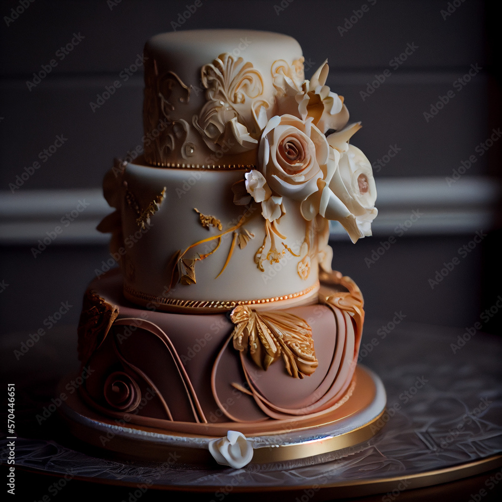 Wedding Cake, AI Wedding Cake, AI