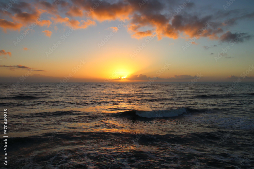 Sunrise Over the Atlantic Ocean