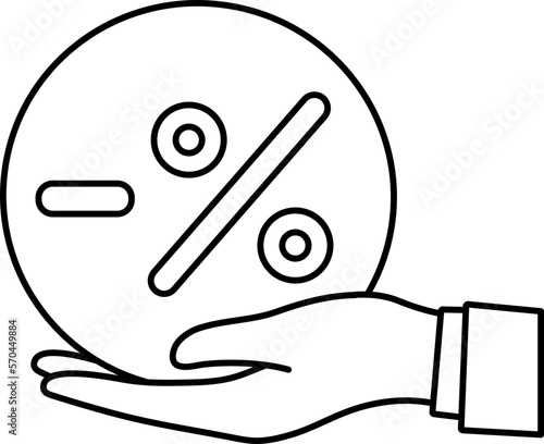 Percentage best deal discount sale shopping business financial Line
