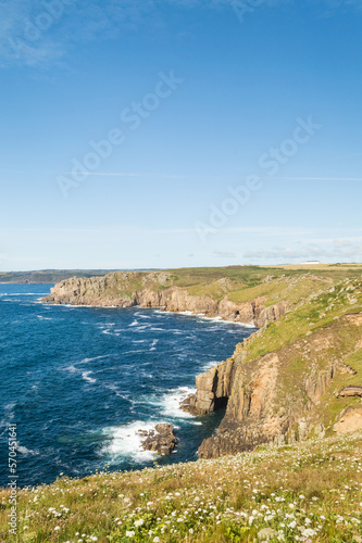 Land's End coastal landscape, England