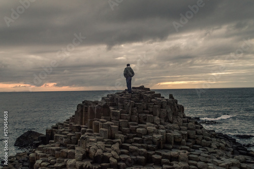 Landscape of the Giant's Causeway, Northern Ireland