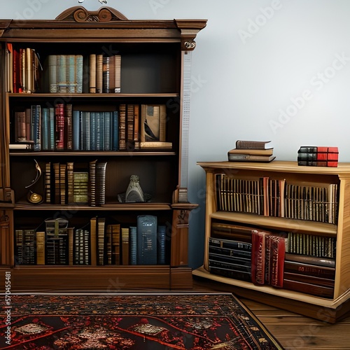 Wallpaper Mural room with books Torontodigital.ca