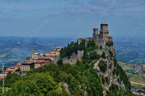 Landscape of San Marino  one of the smallest countries in the world