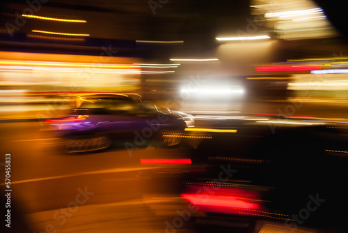 abstract light trails from night traffic © Christian Müller
