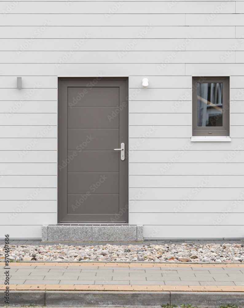 Haustür eines Hauses Haustür eines Hauses