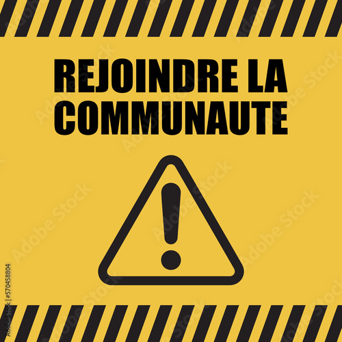 Logo rejoindre la communauté.