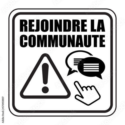 Logo rejoindre la communauté.