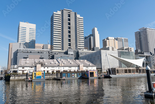 東京品川 オフィスビルの風景