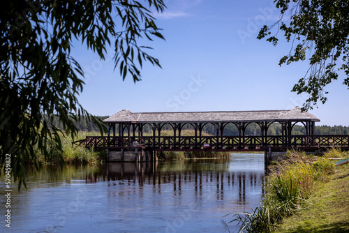 historische Holzbrücke