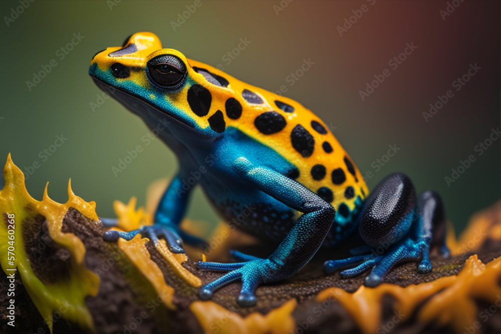 Obraz premium frog on the ground