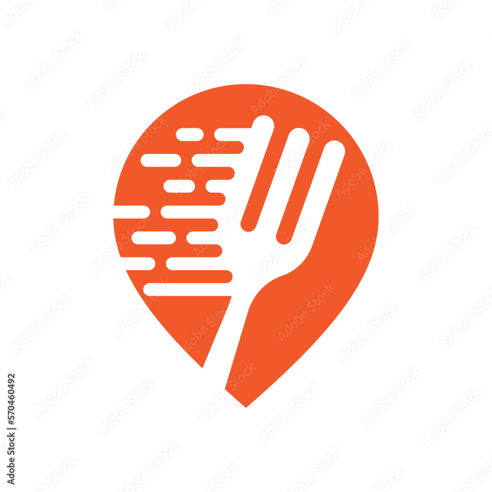 Food location logo images illustration Food location logo images illustration