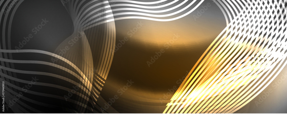 Techno neon wave lines, dynamic electric motion, speed concept. Templates for wallpaper, banner, background, landing page, wall art, invitation, prints Techno neon wave lines, dynamic electric motion, speed concept. Templates for wallpaper, banner, background, landing page, wall art, invitation, prints