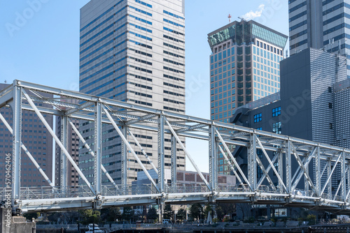 東京品川　運河と橋の風景 © EISAKU SHIRAYAMA