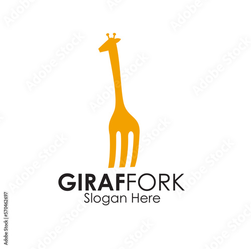 giraffe fork logo design conctest