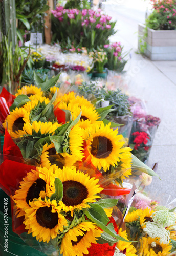 flowers in the market
