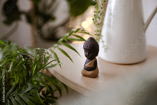 Tiny buddha statue