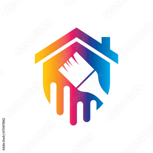 Paintbrush logo images illustration